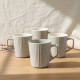 Porcelain Mug Set - 4 Pcs